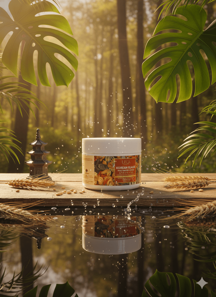 KOREAN GLASS RICE WATER SCRUB (450gm) - Image 2