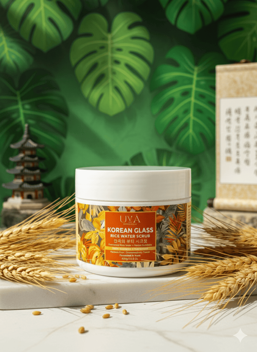KOREAN GLASS RICE WATER SCRUB (450gm)