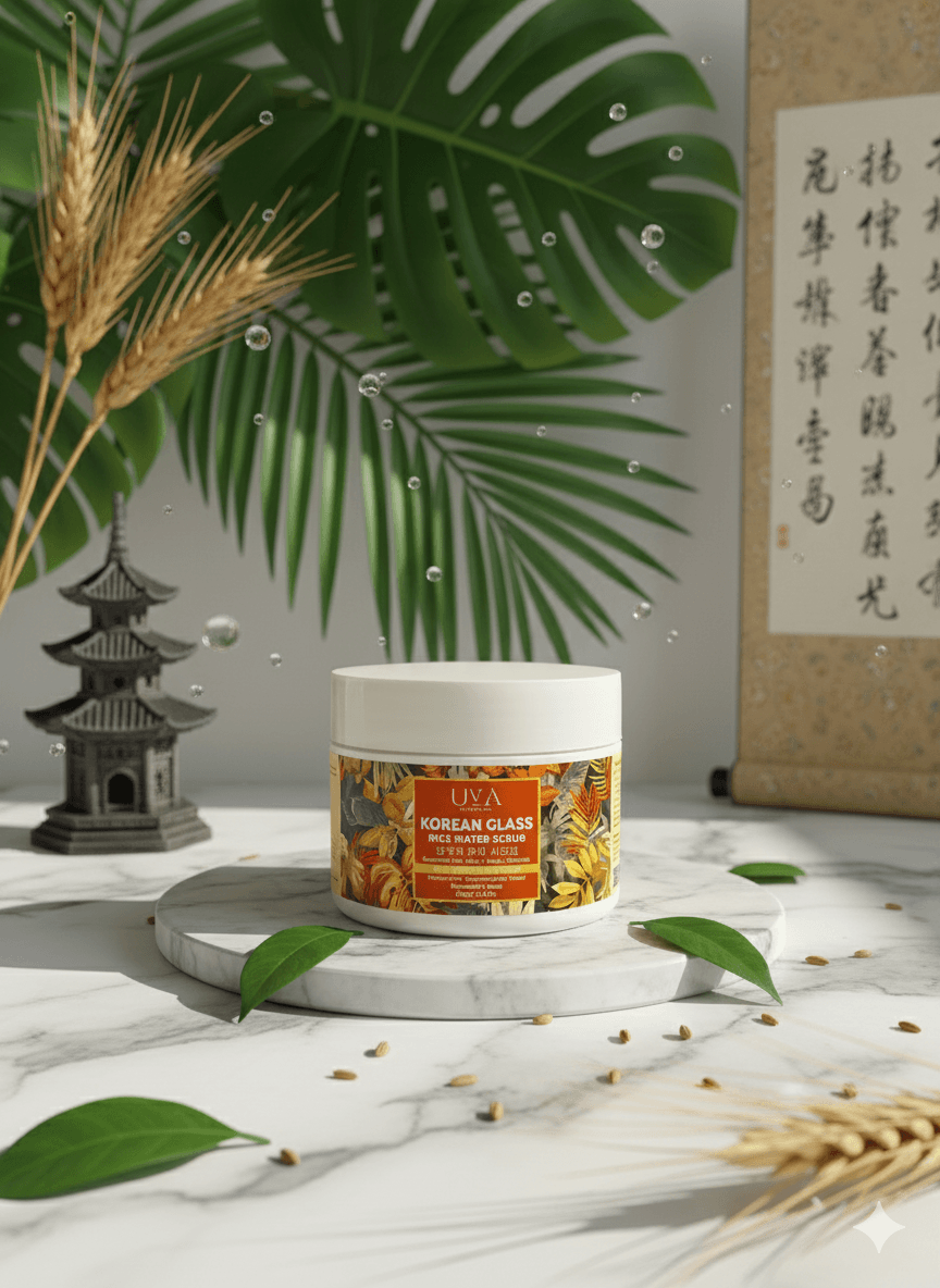 KOREAN GLASS RICE WATER SCRUB (450gm) - Image 5